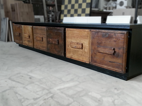 Cabinet with Ballot box doors 
